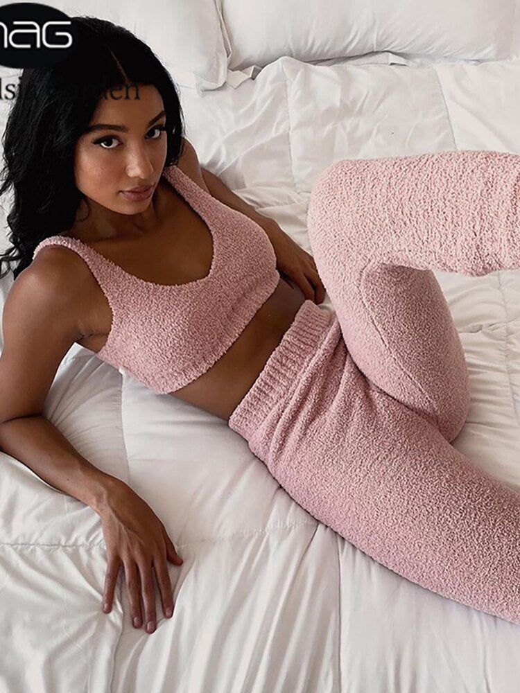 Loungewear Set Knitt Two Piece Set